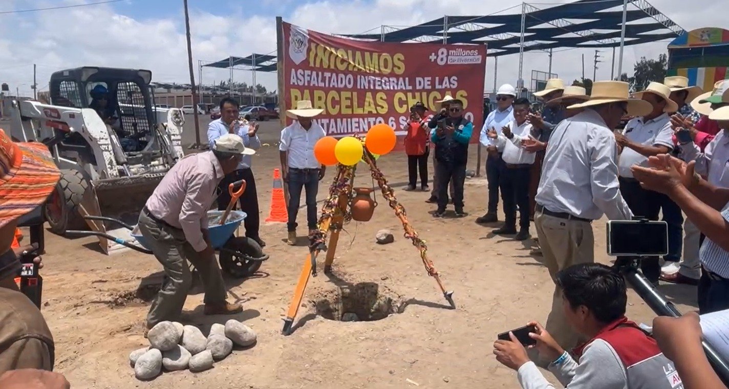 Iniciarán obra de asfaltado en parcelas del Asentamiento 6 de San Camilo