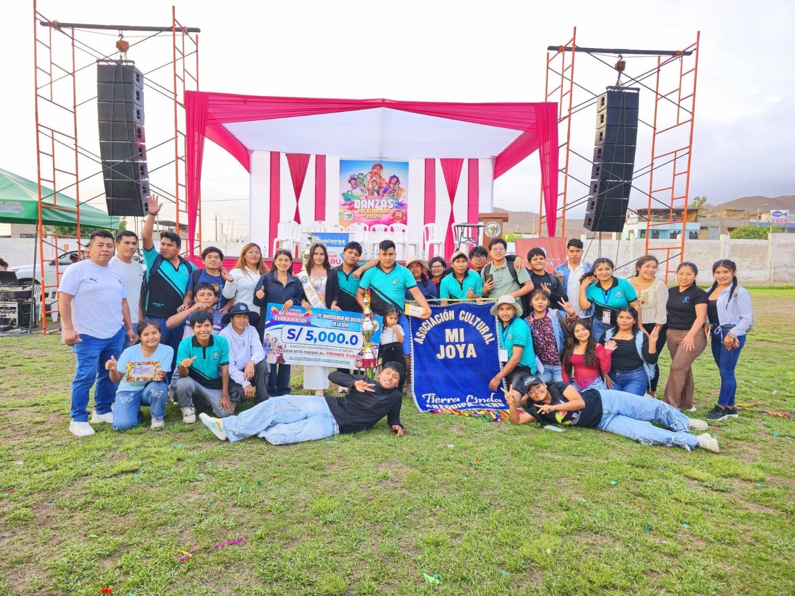 La Joya: más de 30 delegaciones participaron en el Concurso de Danzas por el 74° aniversario del distrito