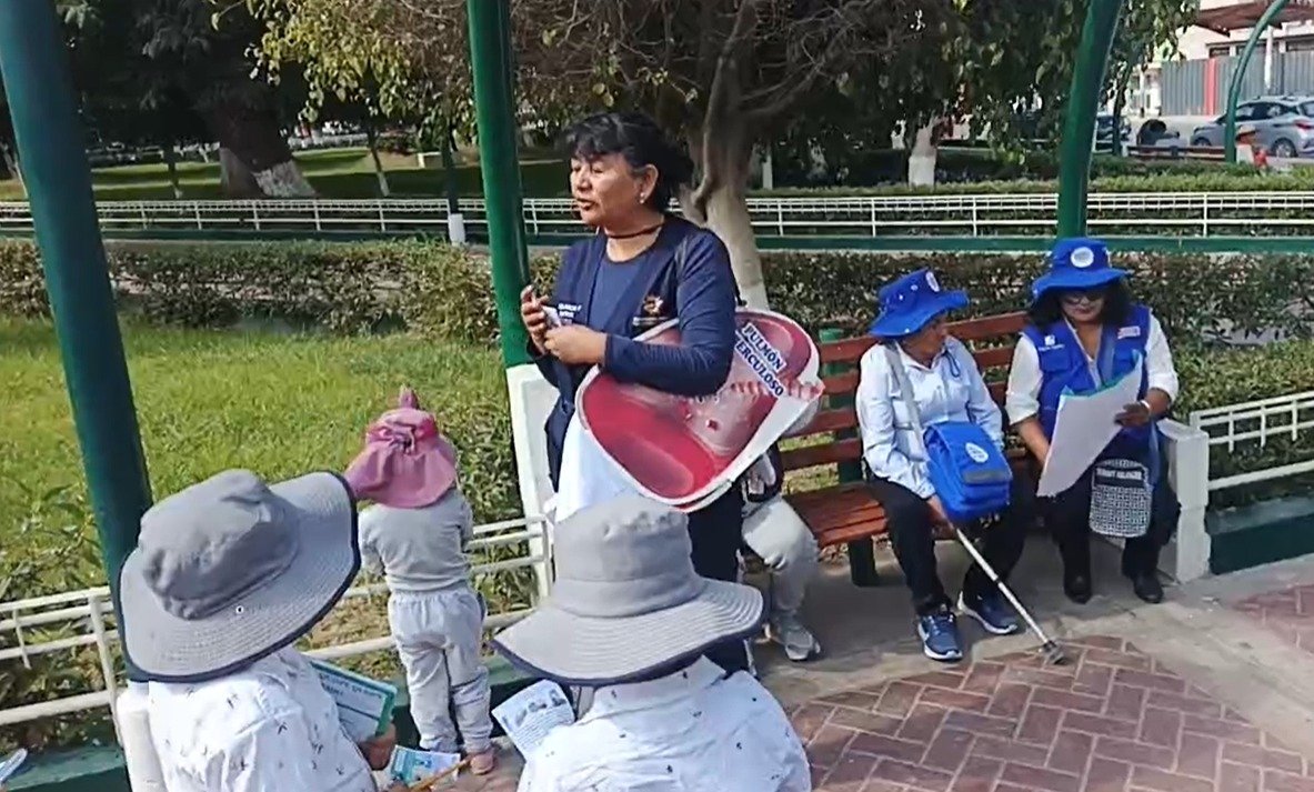 La Joya: Realizan marcha y jornada informativa por el Día Internacional contra la Tuberculosis