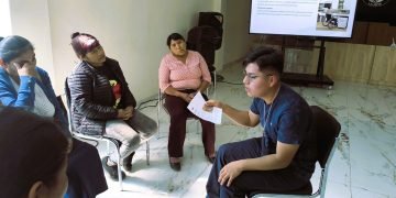 OMAPED continúa capacitando a cuidadores de personas con discapacidad severa en La Joya.