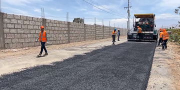 La Joya: Se inicia asfaltado en caliente de vía Cruce-La Cano