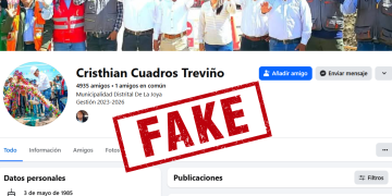 La Joya: alertan sobre perfil falso en Facebook que usa nombre del alcalde
