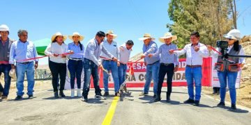 La Joya: Inauguran asfaltado de 1.3 kilómetros en sector Palca