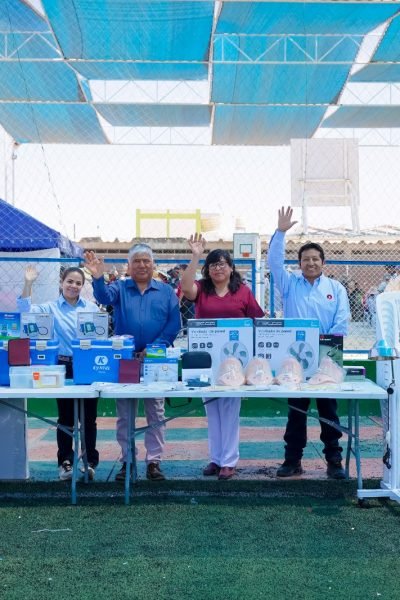 Grupo Enhol y Kallpa se unen por la salud de la población próxima a sus proyectos fotovoltaicos en San Camilo.