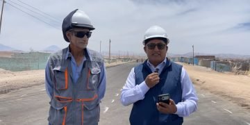 Avances en el asfaltado de la carretera del Cruce a La Cano