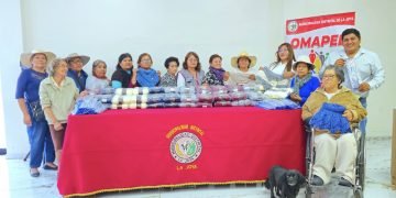 Personas con discapacidad de La Joya participan en taller de confección de cuelleras