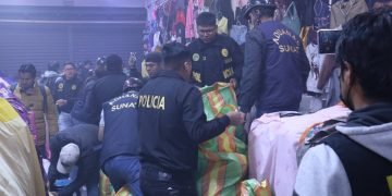 Fiscalía incauta 15 toneladas de mercadería en operativo en el Avelino Cáceres