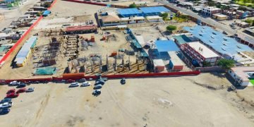 Avanza la construcción de la nueva infraestructura educativa de la I.E. La Cano