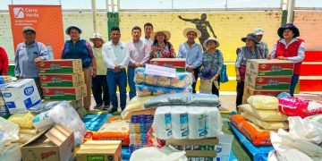 La Joya: Entregan dotación de alimentos para 12 comedores del adulto mayor