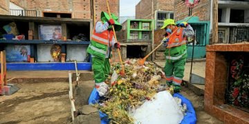 La Joya: Inspeccionan trabajos de limpieza en el Cementerio Municipal