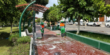 Realizan jornadas continuas de limpieza en espacios públicos de La Joya